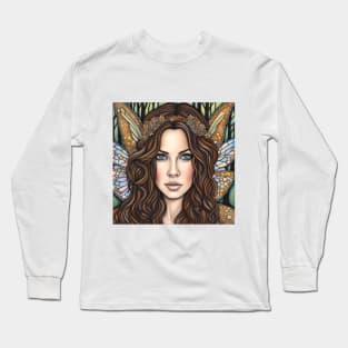 Kate Beckinsale as a fairy in the woods Long Sleeve T-Shirt